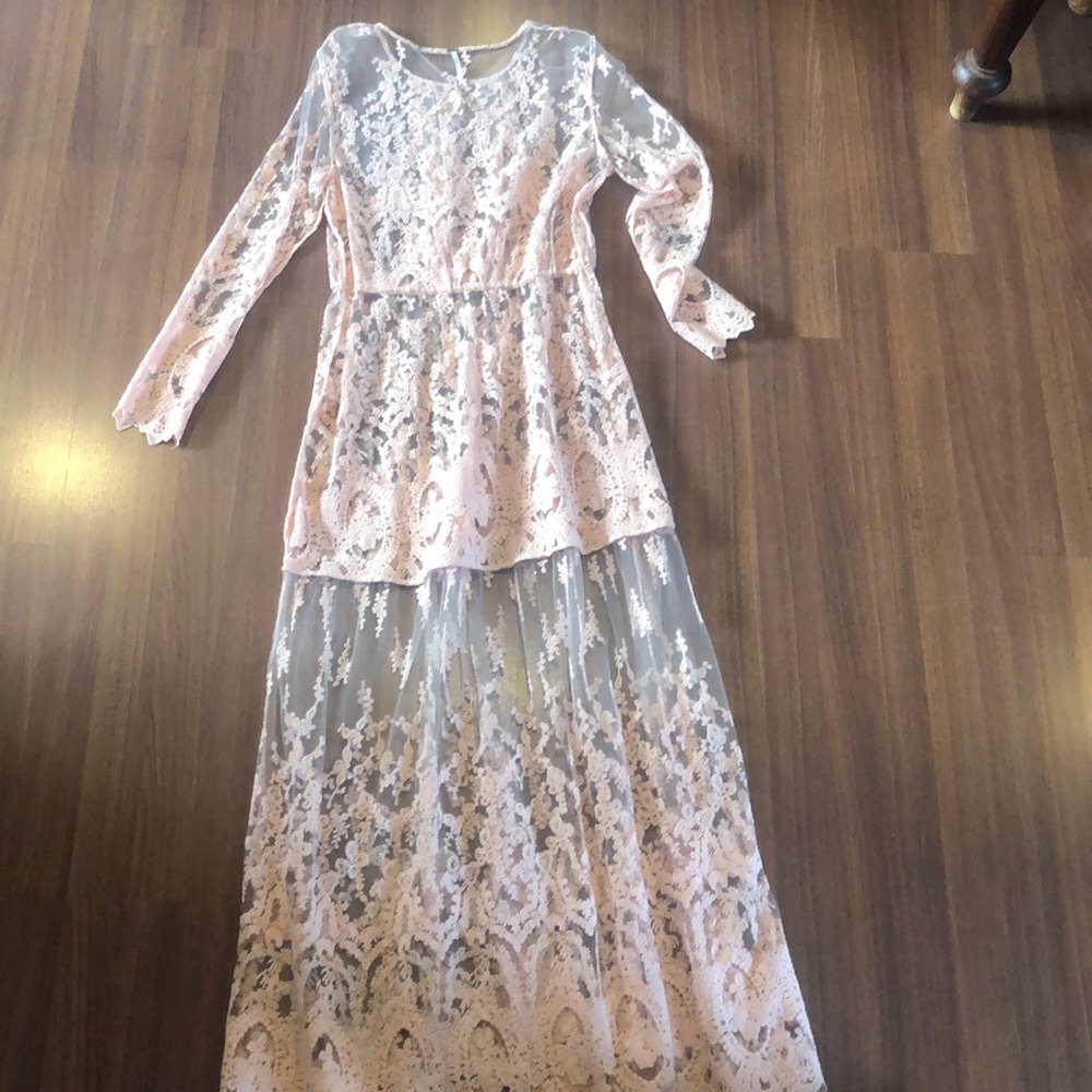 Free People Blush Pink size Large Dress Cover